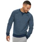 Men's Sonoma Goods For Life&trade; Modern-fit Supersoft Fleece Crewneck Pullover, Size: Medium, Dark Blue