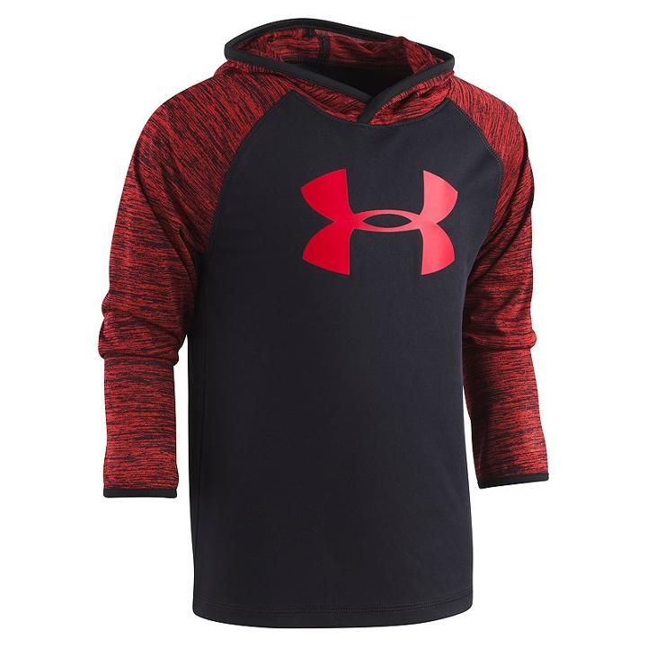 Boys 4-7 Under Armour Logo Hoodie, Size: 7, Black
