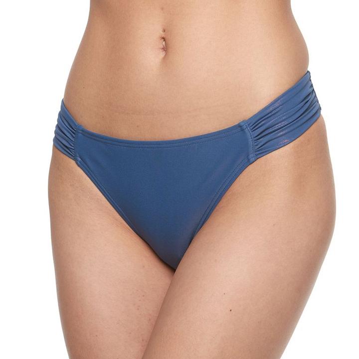 Mix And Match Shimmer Hipster Bikini Bottoms, Size: Xl, Brt Blue