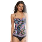 Women's Apt. 9&reg; Printed Bandeaukini Top, Size: Medium, Ovrfl Oth