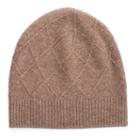 Apt. 9&reg; Cashmere Cross-stitch Beanie, Women's, Med Brown