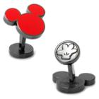 Disney Red Mickey Mouse Silhouette Cuff Links, Men's