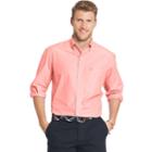 Big & Tall Izod Essential Classic-fit Solid Poplin Button-down Shirt, Men's, Size: Xl Tall, Drk Orange
