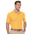 Big & Tall Croft & Barrow&reg; Classic-fit Easy-care Performance Pique Polo, Men's, Size: 4xlt, Yellow