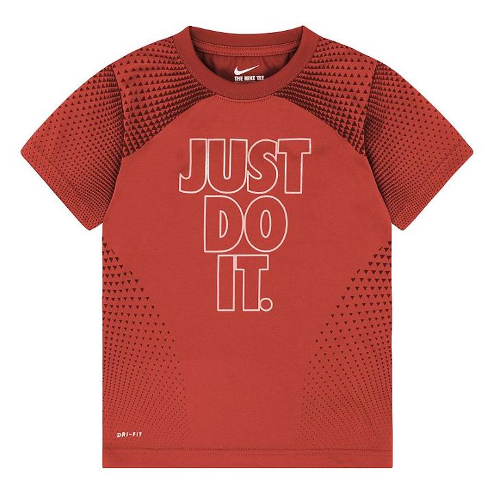 Boys 4-7 Nike Just Do It Dri-fit Tee, Boy's, Size: 4, Drk Orange