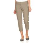 Women's Apt. 9&reg; Torie Modern Fit Capri Dress Pants, Size: 12, Grey