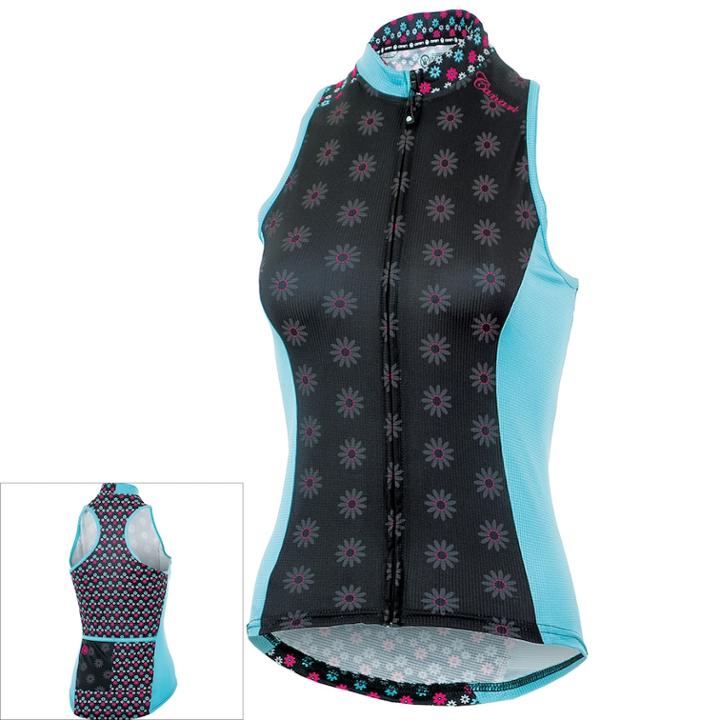 Women's Canari Ditsy Cycling Tank, Size: Medium, Black