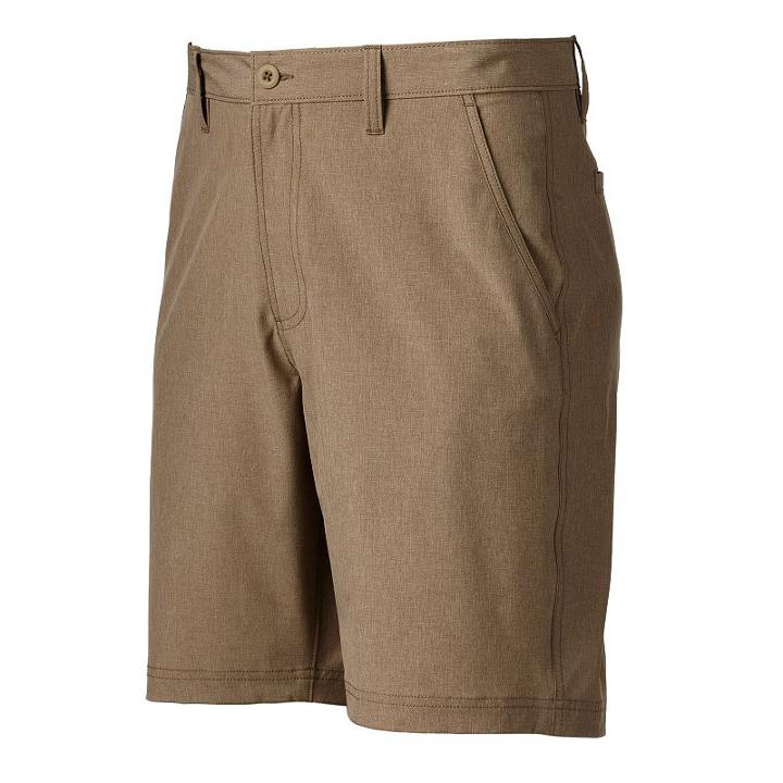 Men's Croft & Barrow&reg; Classic-fit Stretch Hybrid Shorts, Size: 36, Med Brown
