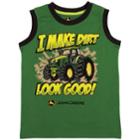 Boys 4-7 John Deere I Make Dirt Look Good Muscle Tank Top, Size: 5, Green