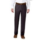 Men's Haggar Coastal Comfort Classic-fit Stretch Flat-front Chino Pants, Size: 36x30, Med Grey