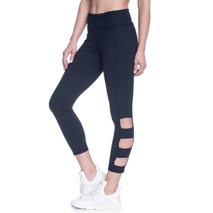 Women's Gaiam Willa Wide Strap Capri Leggings, Size: Xl, Oxford