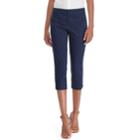 Women's Chaps Slim Fit Capris, Size: 16, Blue (navy)