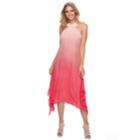 Women's Jennifer Lopez Crossover-neck Chiffon Dress, Size: Xs, Pink