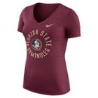 Women's Nike Florida State Seminoles Dri-fit Touch Tee, Size: Xl, Red