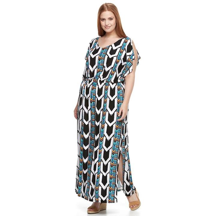 Plus Size Apt. 9&reg; Strappy-back Maxi Dress, Women's, Size: 1xl, Other Clrs