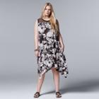 Plus Size Simply Vera Vera Wang Floral Lace Handkerchief Dress, Women's, Size: 1xl, Oxford