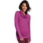 Women's Maidenform Sport Base Layer Seamless Cowl Neck Top, Size: Small, Dark Pink