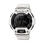 Casio Unisex Illuminator Tough Solar Digital 120-lap Chronograph Watch, White