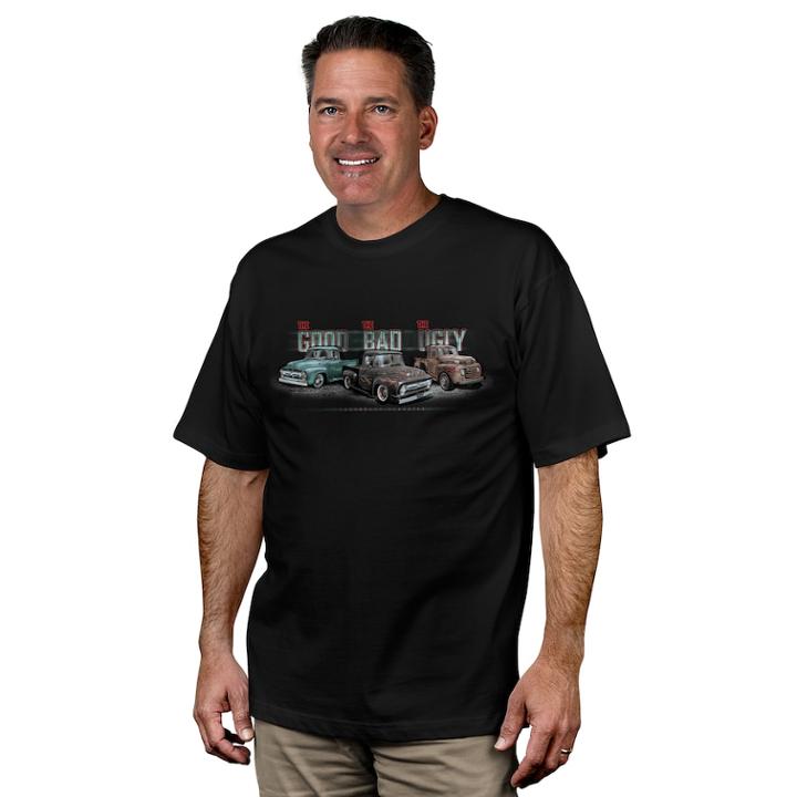 Men's Newport Blue Chevrolet Vehicle Graphic Tee, Size: Large, Oxford