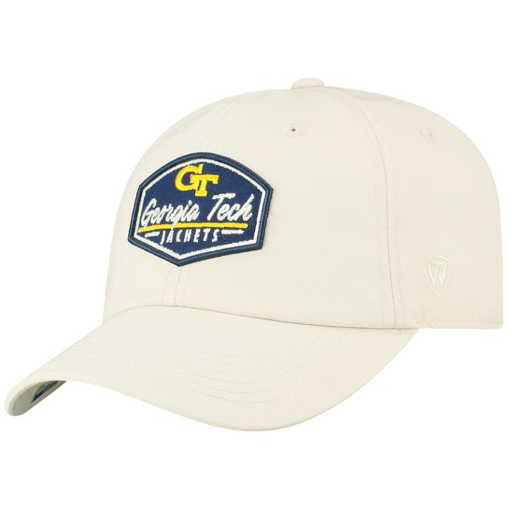 Adult Top Of The World Georgia Tech Yellow Jackets Onward Cap, Men's, Lt Beige