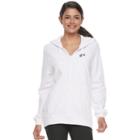 Women's Nike Sportswear Funnel Neck Zip Up Hoodie, Size: Large, White
