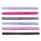 Girls 4-16 Under Armour 6-pack Mini Headbands, Dark Pink