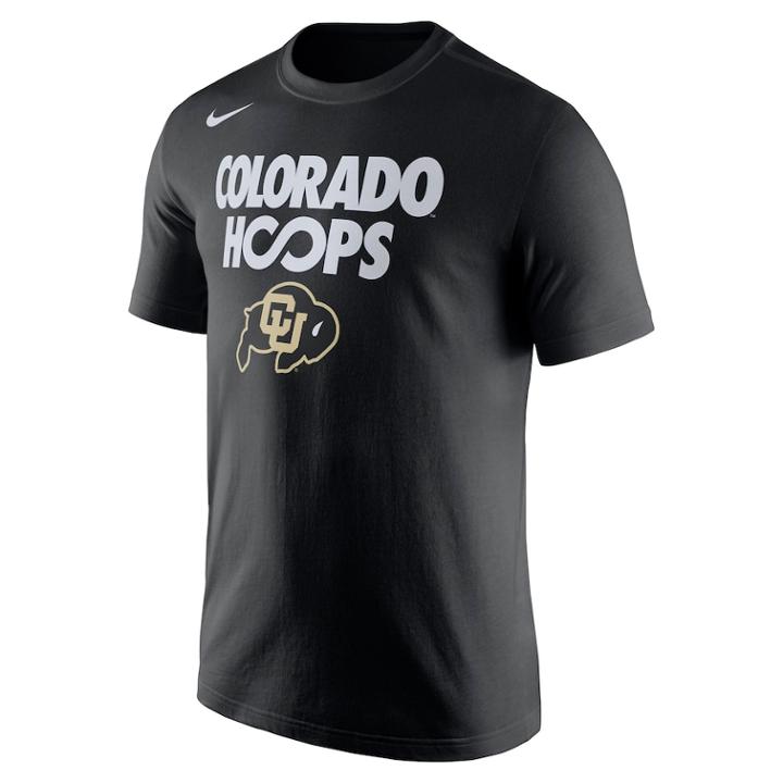 Men's Nike Colorado Buffaloes Basketball Tee, Size: Xl, Black