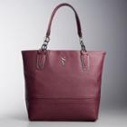 Simply Vera Vera Wang Catherine Tote, Women's, Red