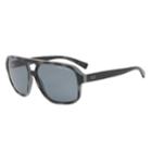 Armani Exchange Ax4061s 59mm Square Polarized Sunglasses, Women's, Dark Grey