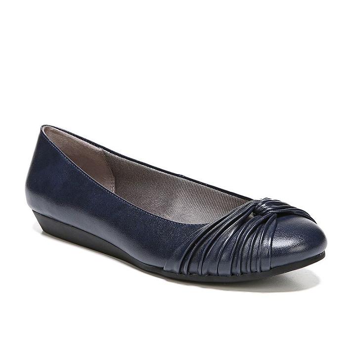 Lifestride Pretend Women's Flats, Size: 6 Wide, Blue