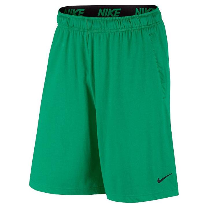 Men's Nike Dri-fit Cotton Shorts, Size: Medium, Brt Green