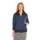 Women's Woolrich Marled Fleece Jacket, Size: Xl, Blue