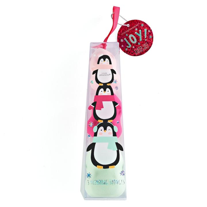 Simple Pleasures 3-pk. Blending Sponges, Penguins