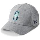 Adult Under Armour Seattle Mariners Twist Closer Adjustable Cap, Men's, Grey
