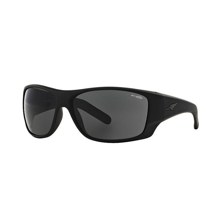 Arnette An4215 66mm Shylock Rectangle Sunglasses, Men's, Dark Grey
