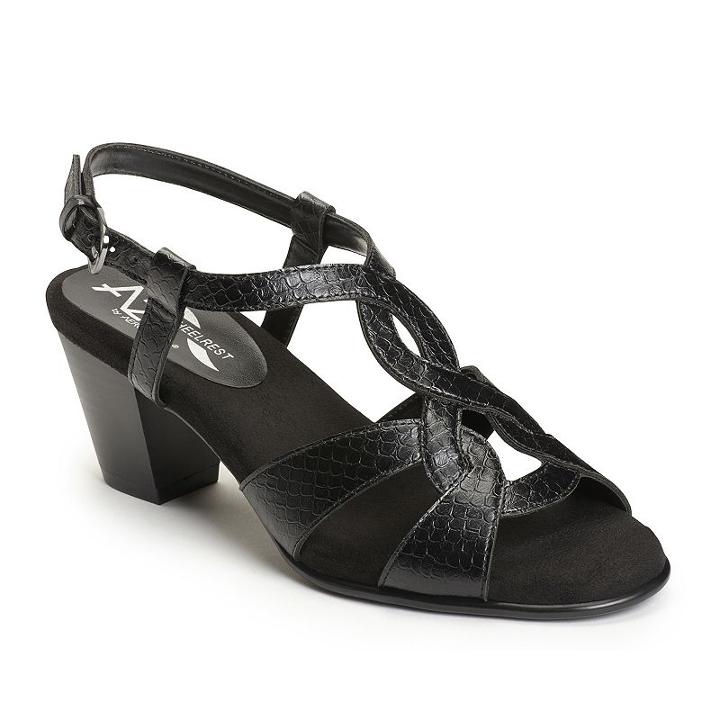 A2 By Aerosoles Base Level Women's Block Heel Sandals, Size: Medium (5), Grey Other