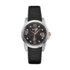 Seiko Men's Le Grand Sport Diamond Leather Solar Watch - Sne427, Black