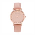 Journee Collection Women's Floral Watch, Pink