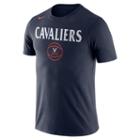 Men's Nike Virginia Cavaliers Basketball Local Tee, Size: Xxl, Blue (navy)