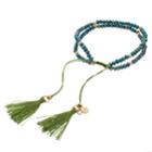 Lc Lauren Conrad Birth Month Tasseled Slipknot Bracelet, Women's, Green Oth