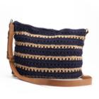 Sonoma Goods For Life&trade; Crochet Crossbody Bag, Women's, Blue (navy)