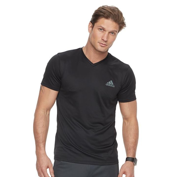 Men's Adidas Essential Tech Tee, Size: Medium, Black