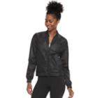 Women's Adidas Sport Id Summer Bomber Jacket, Size: Medium, Black