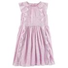 Girls 4-12 Oshkosh B'gosh&reg; Chiffon Waterfall (blue) Dress, Size: 4-5