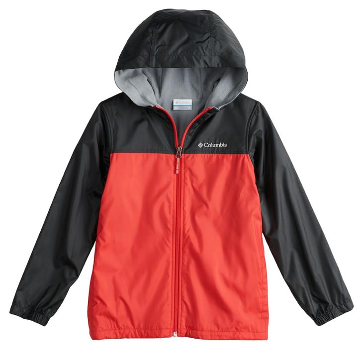 Boys 8-20 Columbia Maplecrest Lined Windbreaker, Size: Xl, Pink