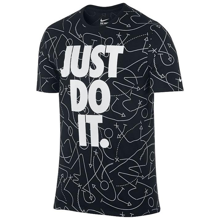 Big & Tall Nike Dri-fit Just Do It. Plays Tee, Men's, Size: L Tall, Grey (charcoal)