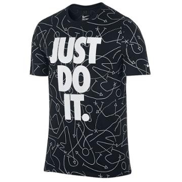 Big & Tall Nike Dri-fit Just Do It. Plays Tee, Men's, Size: L Tall, Grey (charcoal)
