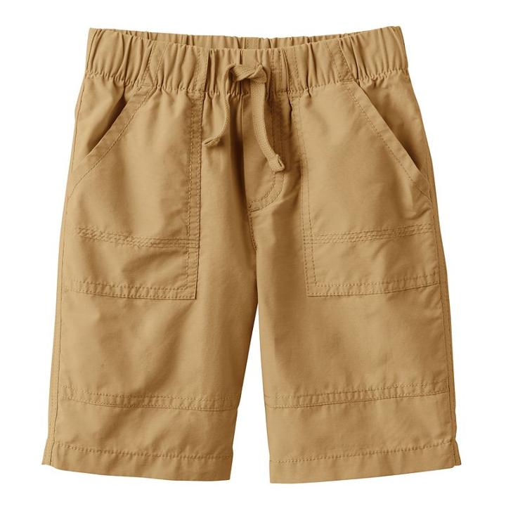 Boys 4-10 Jumping Beans&reg; Solid Shorts, Boy's, Size: 4, Med Brown