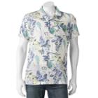 Men's Marc Anthony Slim-fit Tropical Button-down Shirt, Size: Xxl, White Oth