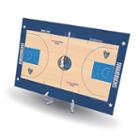 Dallas Mavericks Replica Basketball Court Display, Size: Novelty, Black
